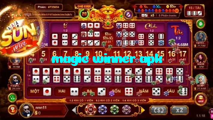 magic winner apk casino presented on mobile device in Pakistan with slots and live games